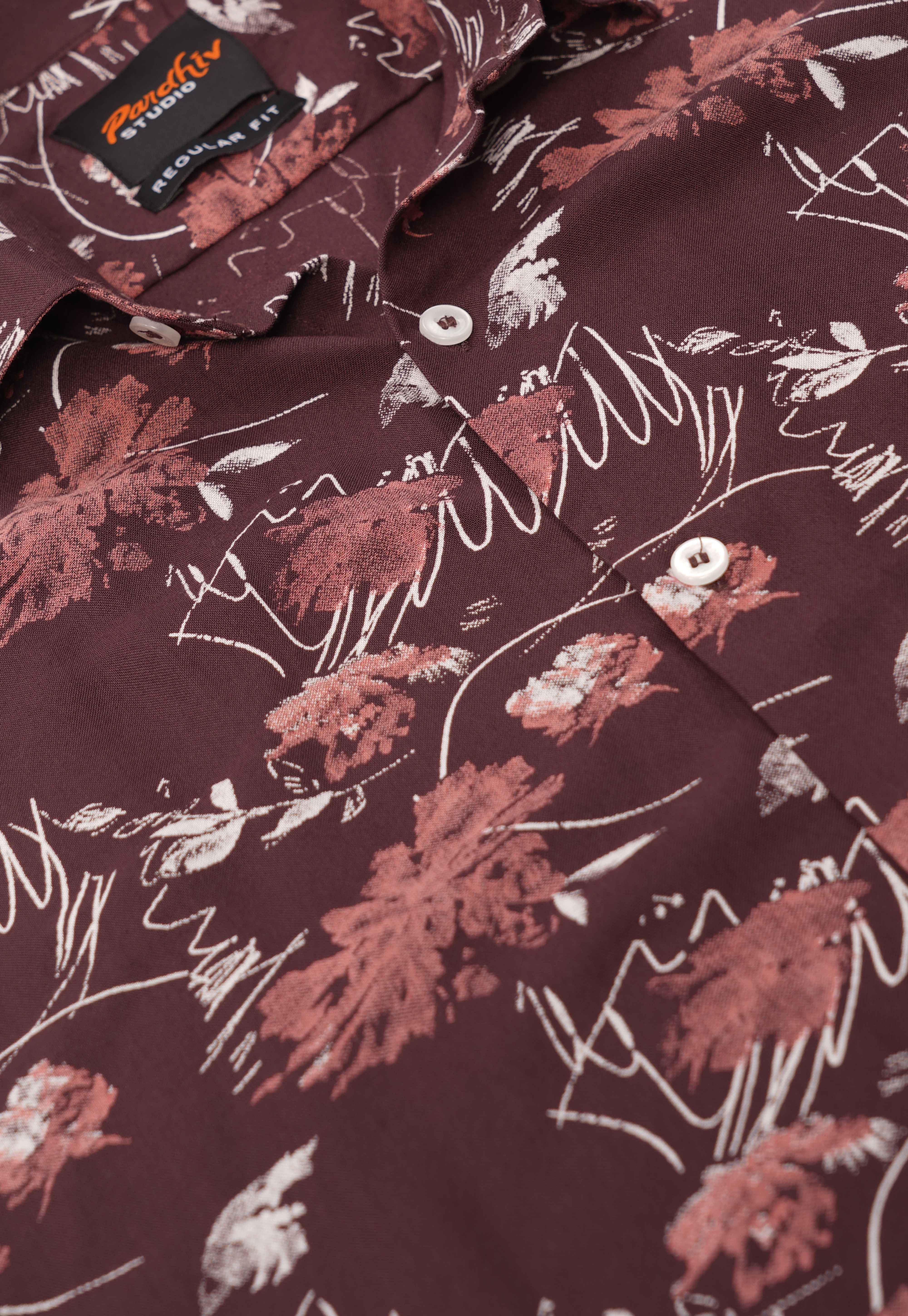Maroon Full Sleeve Shirt
